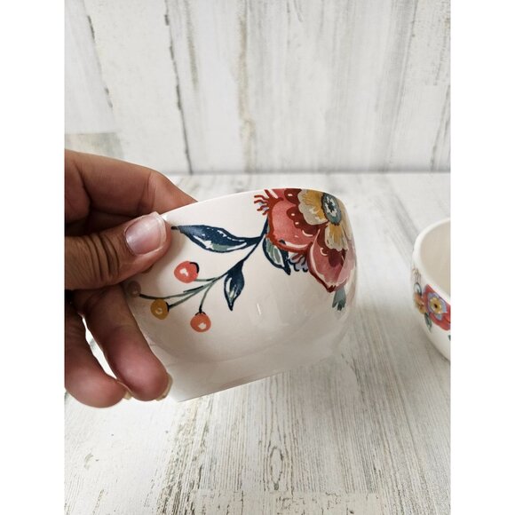 Pier 1 flower bowl cereal spring set - Picture 6 of 11